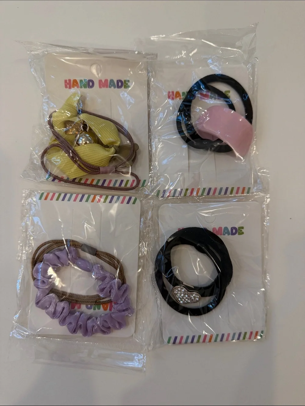 Kids Assorted Hair Accessories Pack - Pastel Pink, Mint, Lavender & More